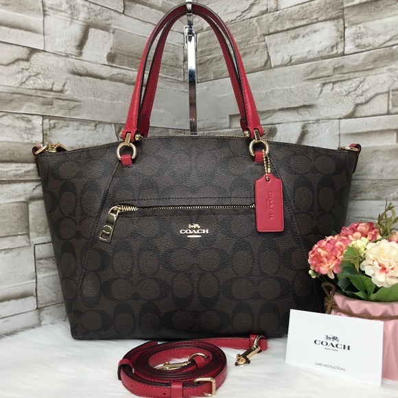 Coach Handbags - 👜COACH🌺PRAIRIE SATCHEL 10 1/2"